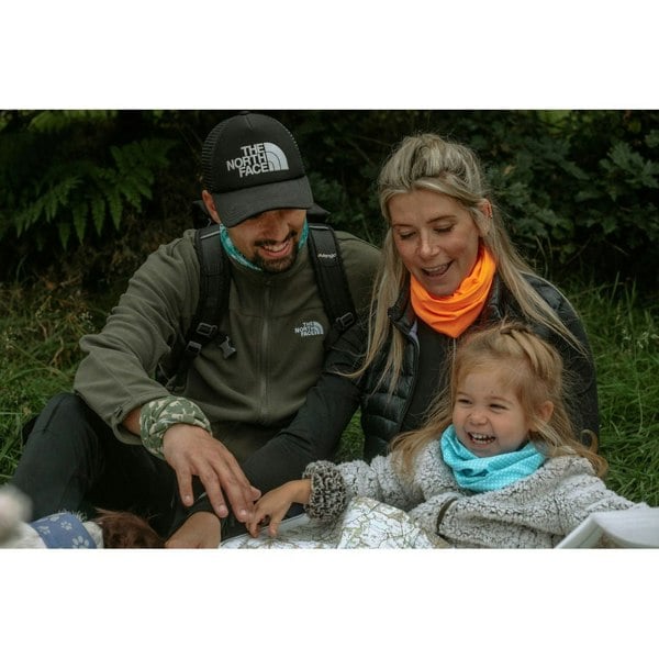 RUFFNEK Fluorescent Orange Snood Tube Scarf