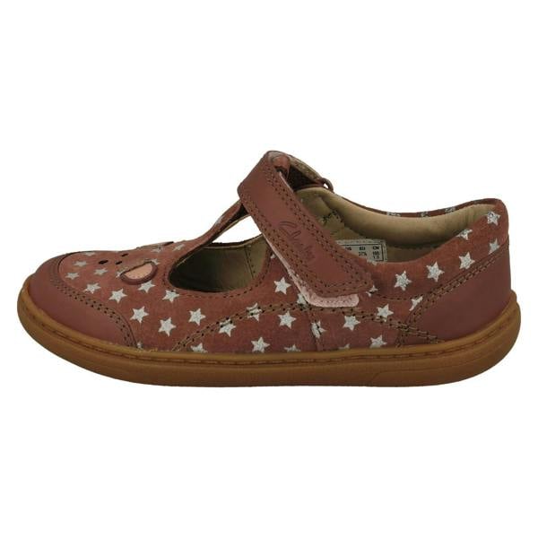 Clarks Girls Clarks Mouse Detailed Mary Jane Shoes Flash Mouse