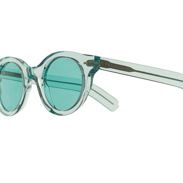 Cutler & Gross 1390 round sunglasses in Isla Bonita blue