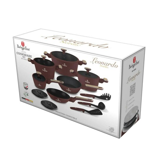 Berlinger Haus BH8306 – Leonardo Nordic 15 Piece Cookware Set