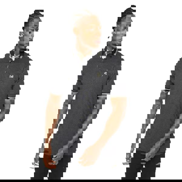 Crosshatch Mens Preece Polo Shirt - Black - 