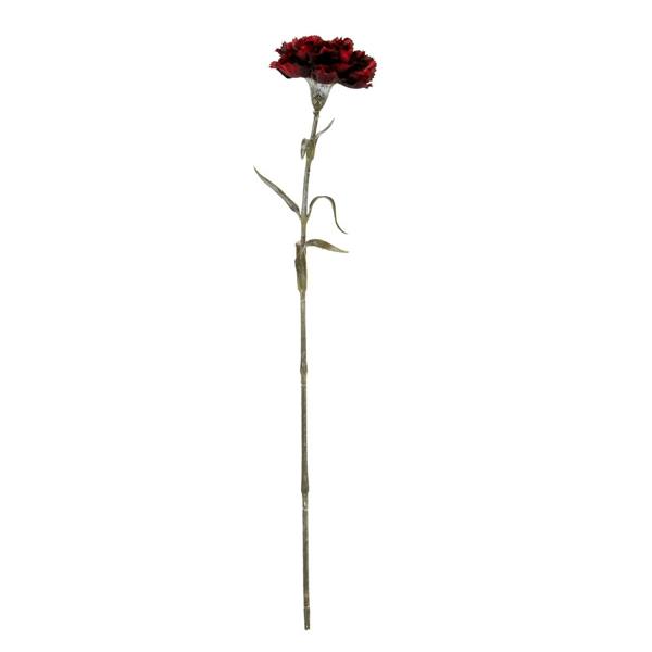 Wyld Haus Set of 3 Artificial Flowers Purple Carnation Stems
