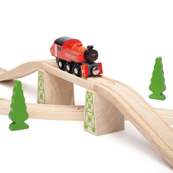 Bigjigs Rail Ivatt Engine - Red