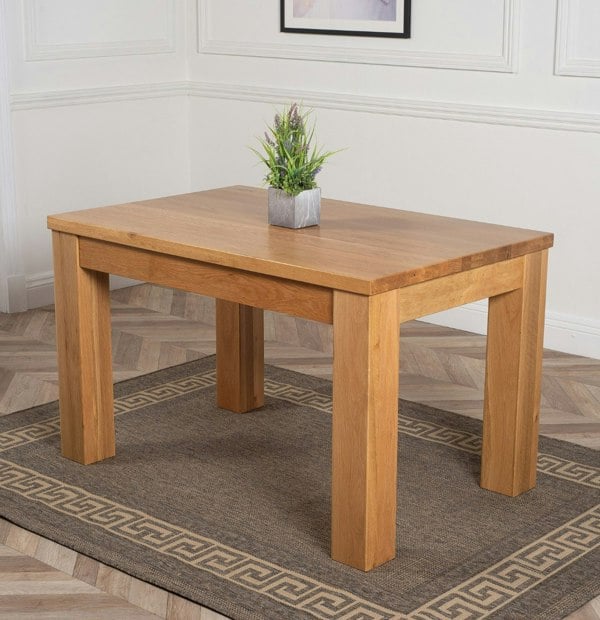 That's Furniture Dakota Small Oak Dining Table with Harvard Oak Chairs