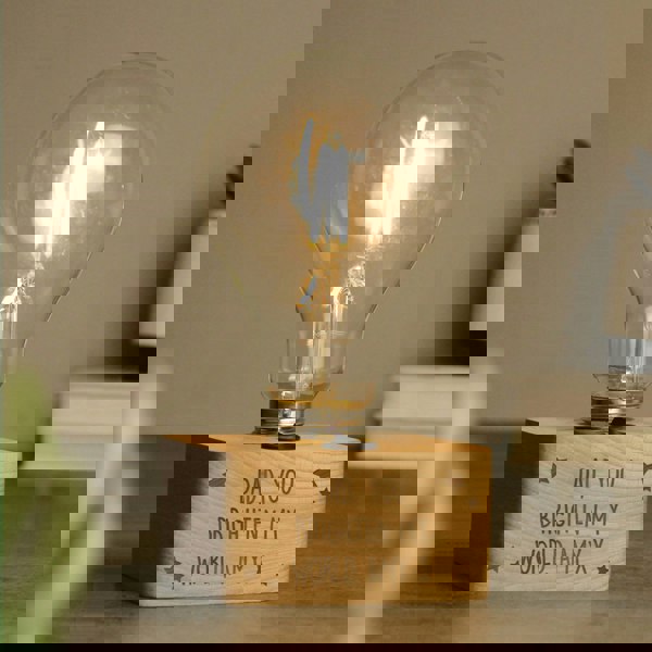 Personalised Memento Company Personalised Stars LED Bulb Table Lamp