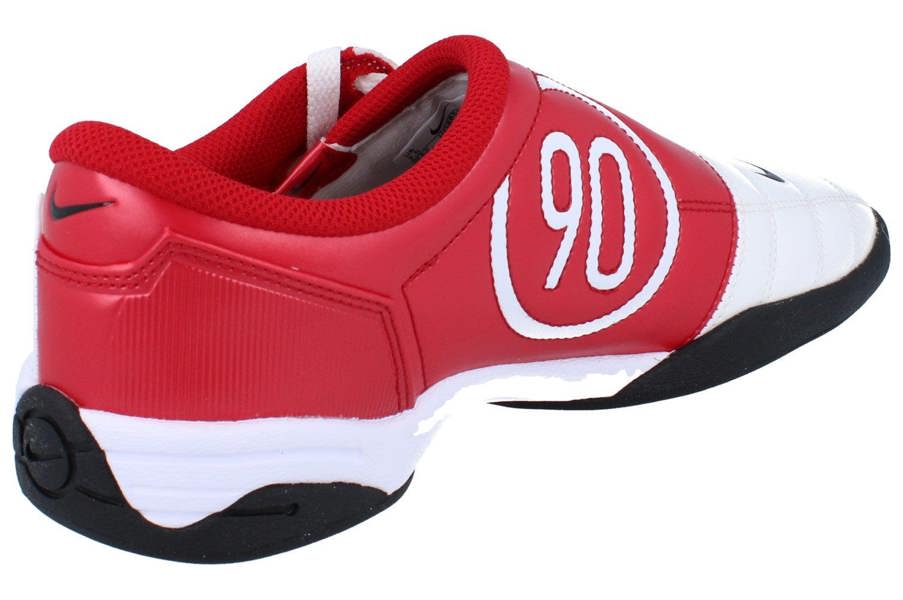 Nike Total 90 Mens Trainers Hq2851 Shoes  100 - White Black Gym Red 100 - Photo 2