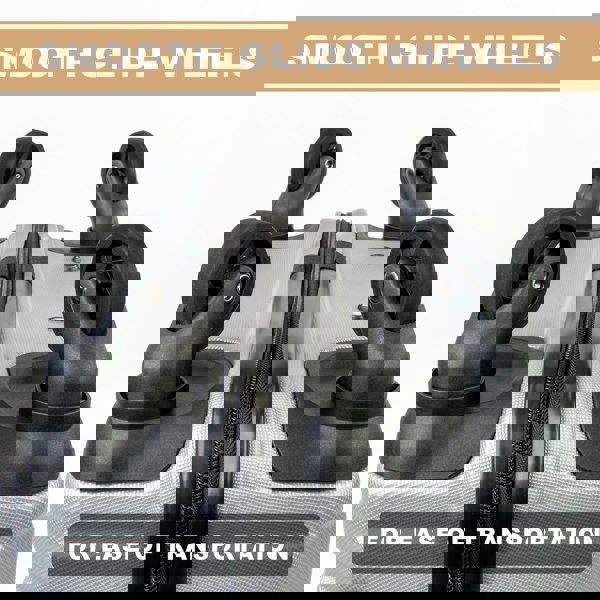 Gino Ferrari Lightweight Hard Shell Wheeled Suitcase Hold Cabin Luggage with Wheels