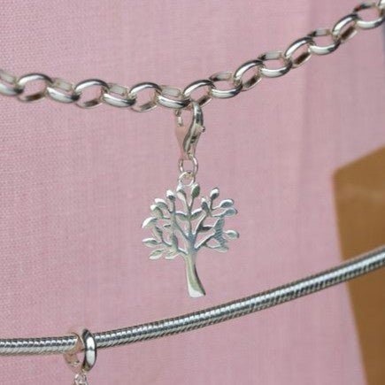 Sterling Silver Tree of Life Charm - MYLEE London