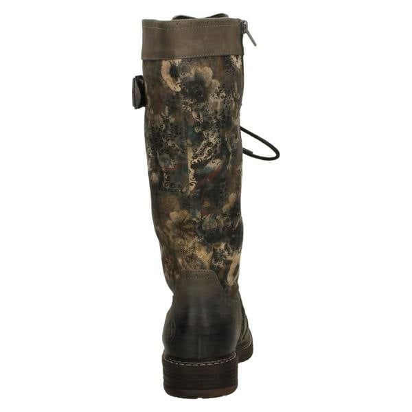 Rieker Ladies Rieker-Tex Floral Pattern Knee High Boots 94734