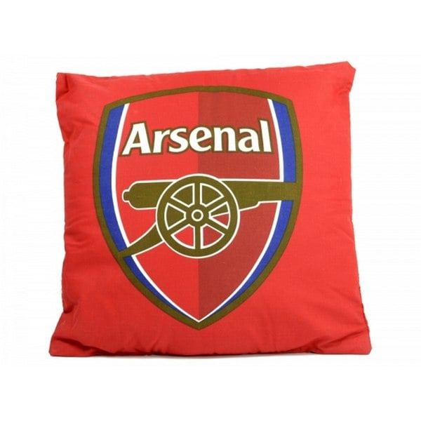 Arsenal FC Official Football Crest Cushion - Multicoloured