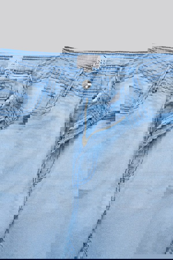 ENORSIA Mid Waist Ankle Length Jeans