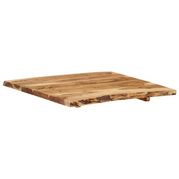 Berkfield Table Top Solid Acacia Wood 58x(50-60)x2.5 cm