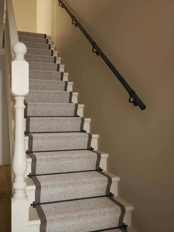 Enville Charcoal Straight Flight Handrail