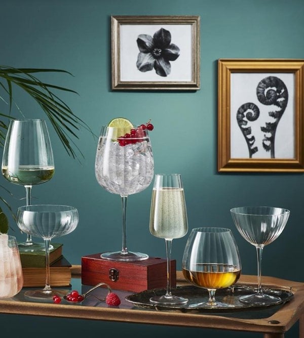 Luigi Bormioli: Optica Burgundy Large Gin Glasses 750ML - 4 Pack