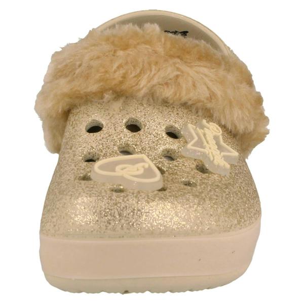Pineapple Girls Pineapple Clogs With Faux Fur Lining H2694