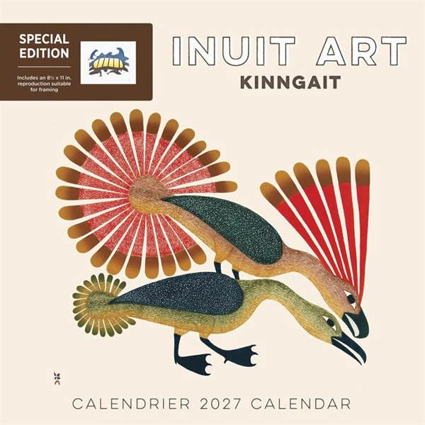 Inuit Art, Kinngait Calendar 2027, Wall Calendars, Month To View, Art, Gift