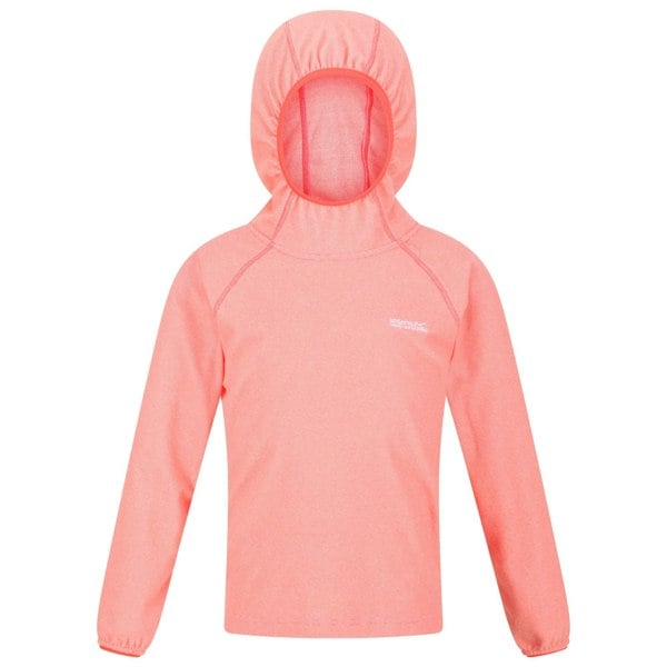 Regatta Childrens/Kids Loco Micro-Stripe Hoodie - Fusion Coral