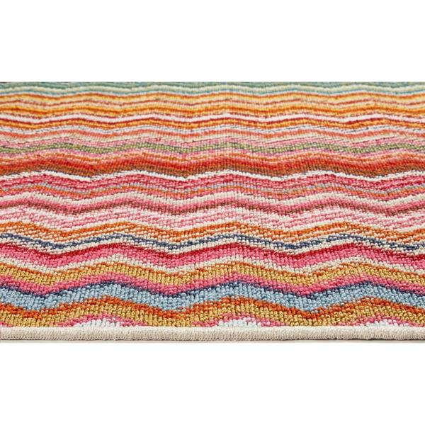 The Rugs Candy Washable Indoor Mat: Stylish Chevron Design