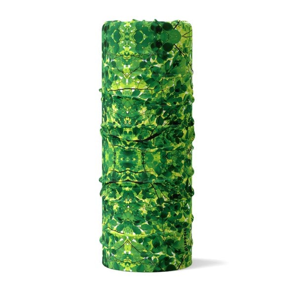 RUFFNEK Green Leaves Camouflage Snood Tube Scarf