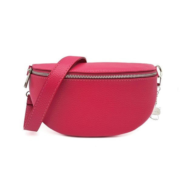 Kitise Italian Real Leather Bum Bag Style Crossbody Bag