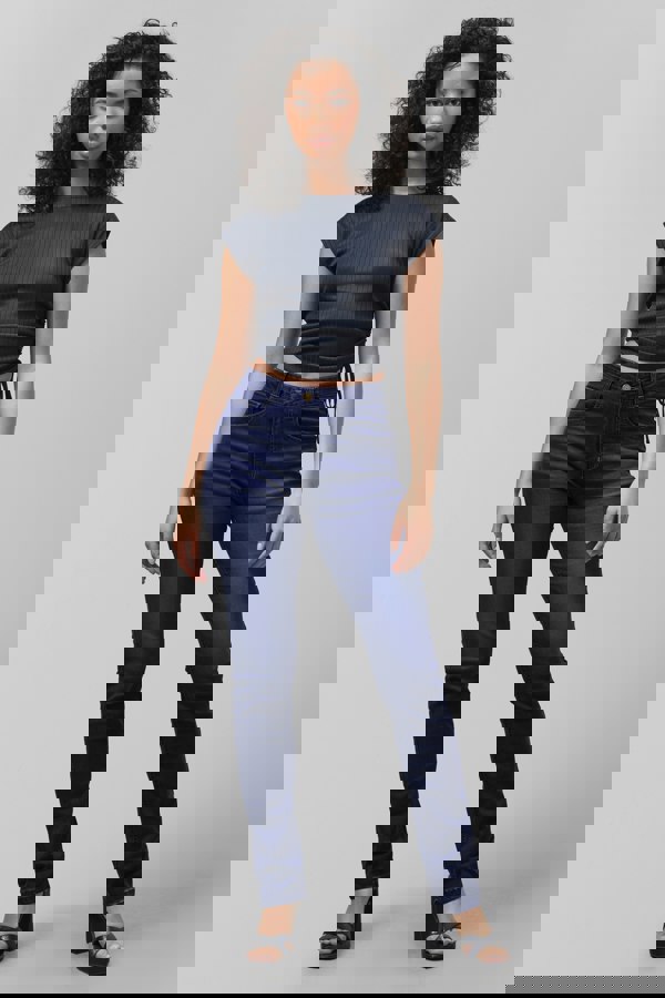 ENORSIA High Waist Slim Fit Jeans