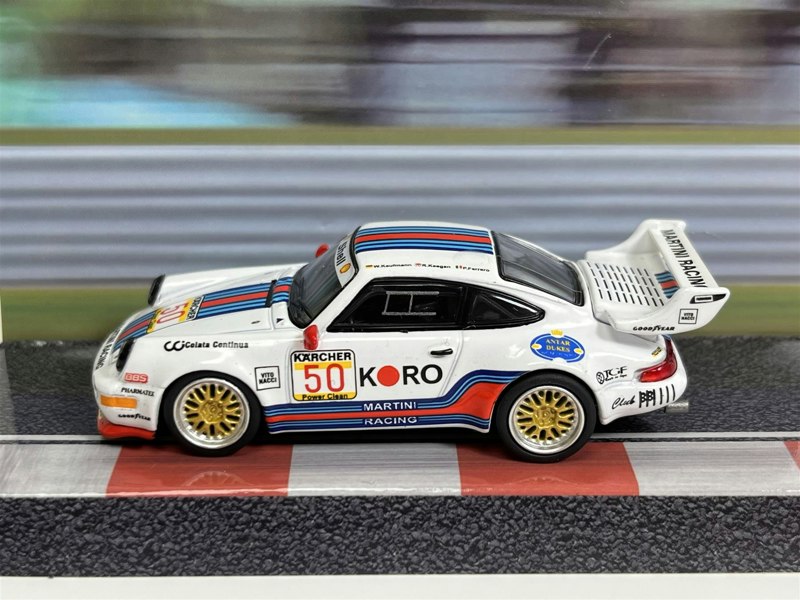 Tarmac Porsche 911 Turbo S LM GT BRP GT Series 1995 #50 1:64 Tarmac Works Schuco T64S00995LM