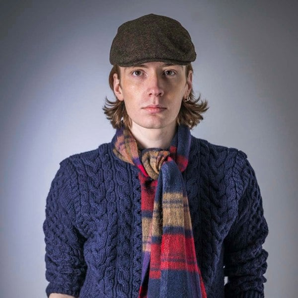 Heritage Traditions Classic Arthur Tweed Flat Cap
