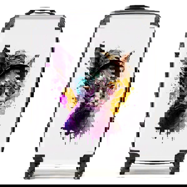 Warren Reed Cornish Rex Splashart Suitcase