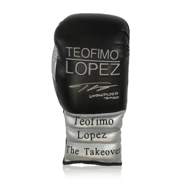 Teofimo Lopez Signed Glove