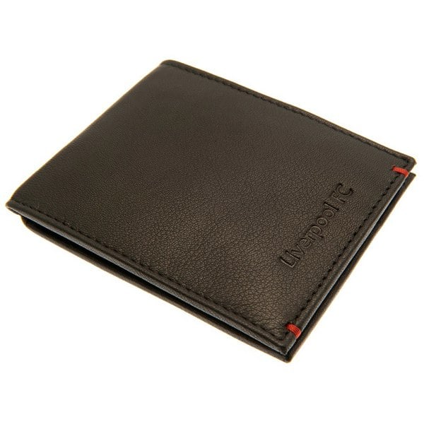 Liverpool FC Embossed Leather Wallet - Black