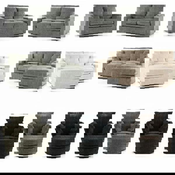 Sofa Scene Jumbo Cord Corner Sofa