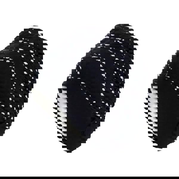 Fashy piped fabric swim cap with black white skull beanie pattern