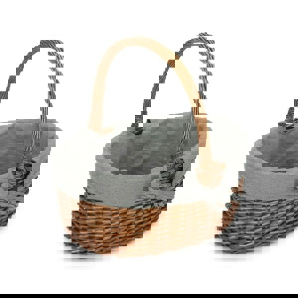 Double Steamed Oval Shopping Basket