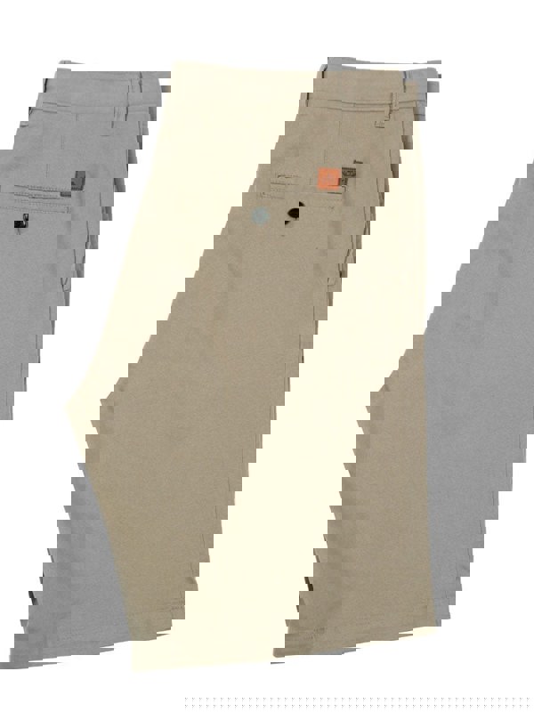 Side view of Italian Chino shorts - Light Grey
