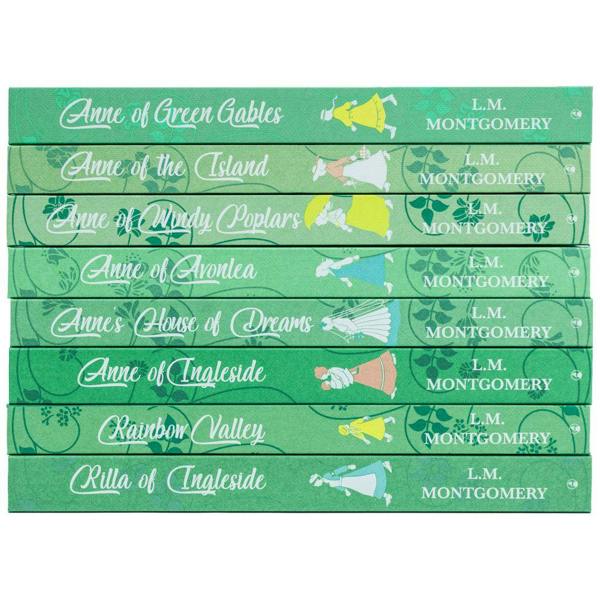 Anne of Green Gables Complete 8 Books Deluxe Hardback Collection – Classic Literature Collection