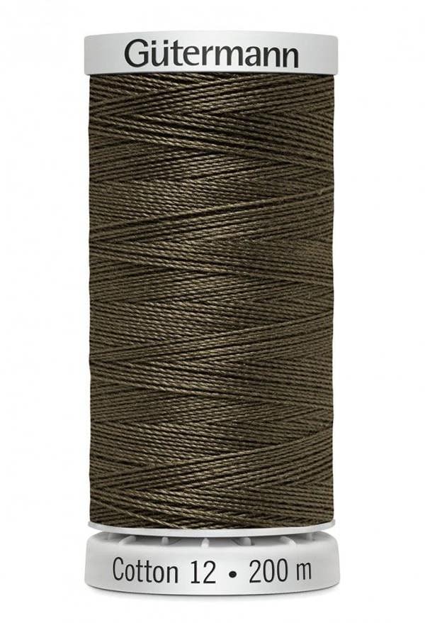 Gutermann No 12 Sulky Cotton Embroidery Thread 200m Cotton Thread Suitable For Embroidery