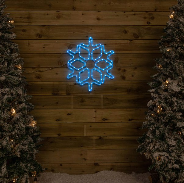 Samuel Alexander 57cm RGB Digital Light up Christmas Snowflake with Remote Control & Timer Function