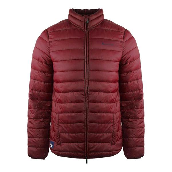 Aquascutum Mens Logo Padded Jacket - Red - 