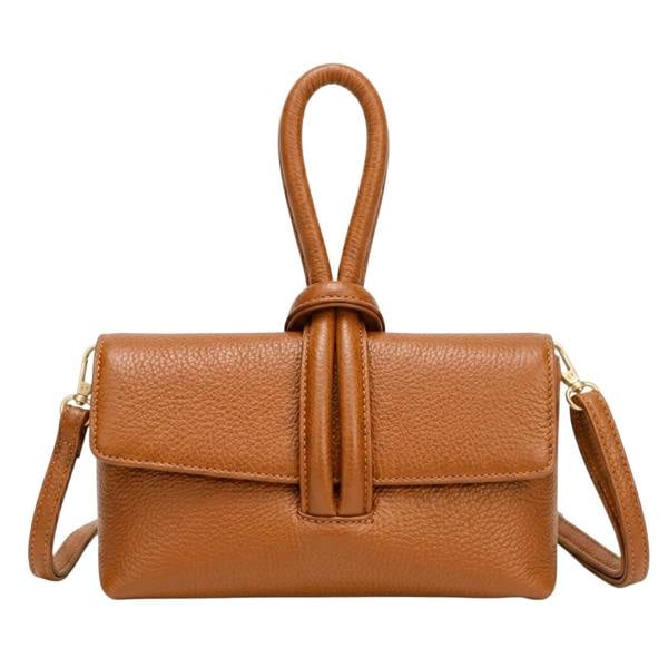 Kitise Knotted Loop Top Handle Mini Crossbody Shoulder Handbag