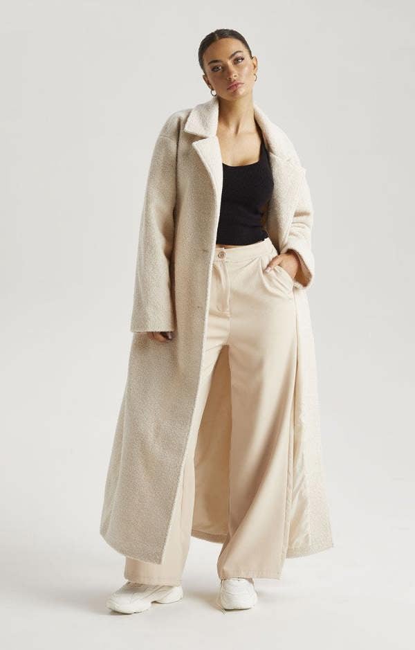 Urban Bliss Wool Blend Coat