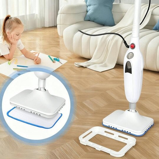 Havendro Upright & Handheld Steam Mop Cleaner 12-in-1 Floor Carpet Window Steamer