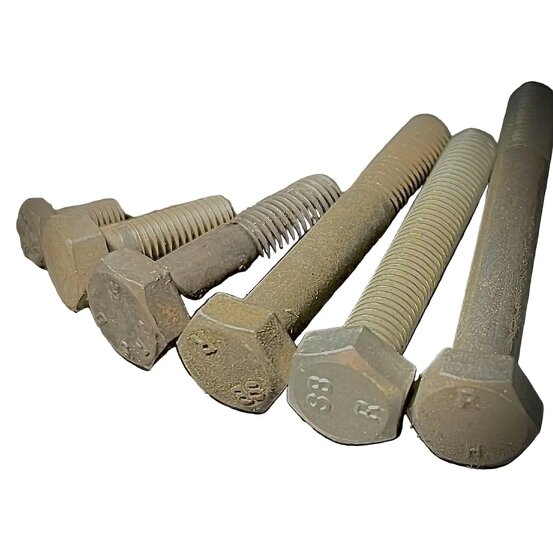 Fixaball BSF Hex Set Screw Bolt High Tensile 8.8 Self Colour