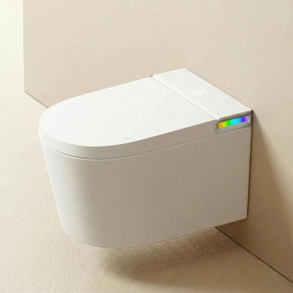 Ener-J Hygiene Pro Wall-Mounted Smart Toilet, Built-In Tank, UV Sterilisation, Auto-Lid & Heated Bidet