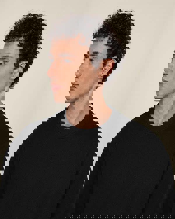 Larsson & Co Praesto - Oversized Stepped Hem Sweatshirt