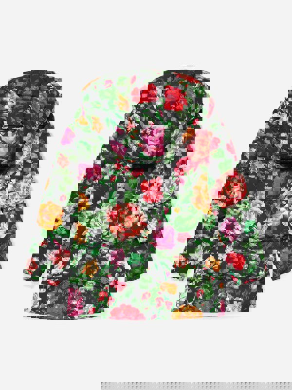 Dolce & Gabbana Kids Dolce & Gabbana Girls Down Padded Rose Jacket in Multicolour