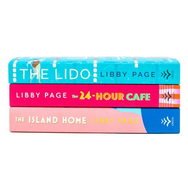 Orion Libby Page Collection 3 Books Set The Lido, The 24-Hour Cafe, The Island Home