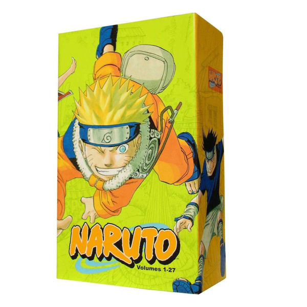 Naruto Box Set 1 Volumes 1-27 Complete Children's Gift Set Collection by Masashi Kishimoto