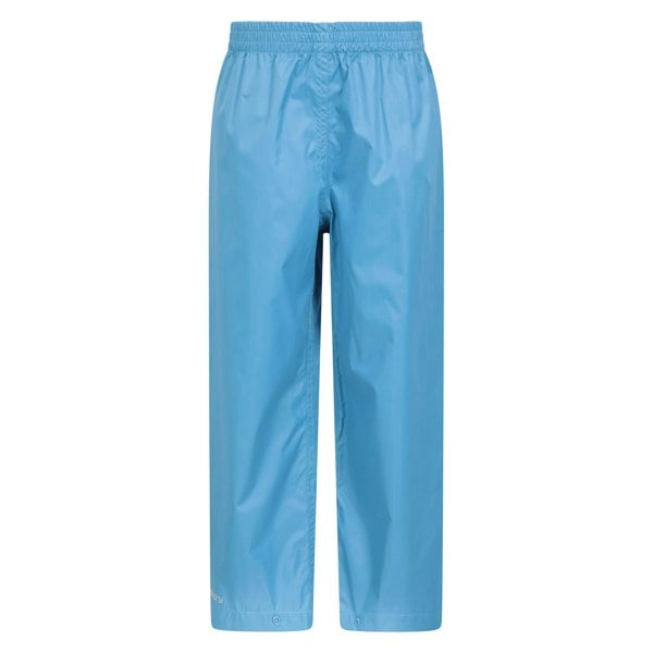 Mountain Warehouse Kids Pakka II Waterproof Over Trousers - Blue