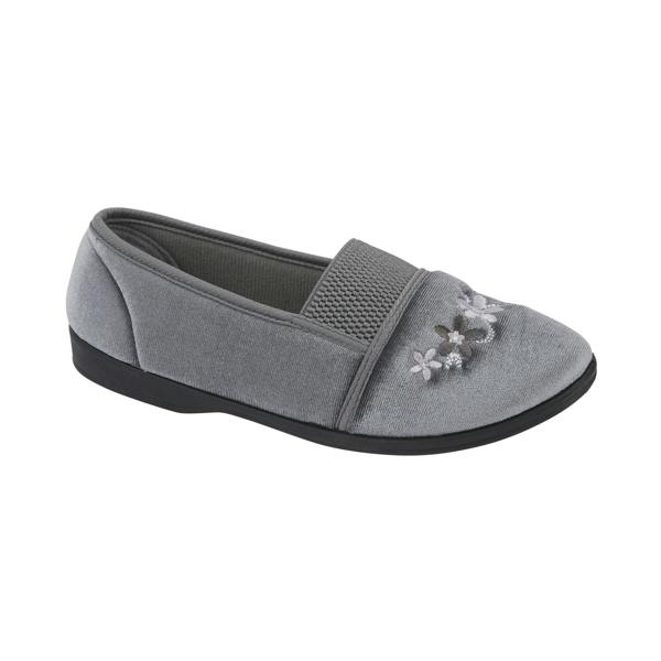 Jo & Joe MARGOT Moccasin Slippers   in  Grey