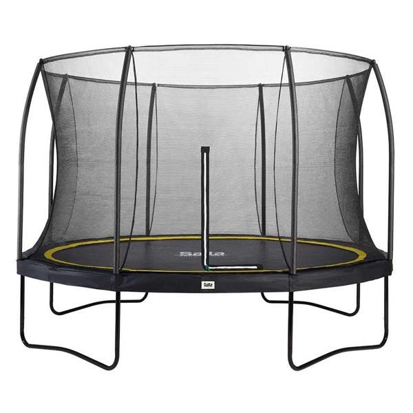 12ft Salta Black Round Comfort Edition Trampoline with Enclosure (5076A)